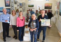 Popular art show attracted hundreds of visitors
