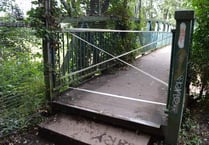 Footbridge re-opened after second vandalism attack