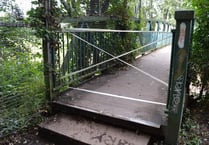 Footbridge re-opened after second vandalism attack