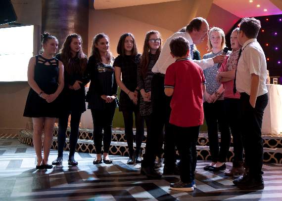 Alpha Trampoline Club celebrate their success as club of the year