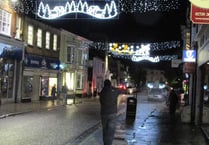 Christmas lights are switched on in Petersfield town centre