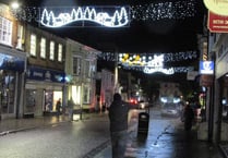 Christmas lights are switched on in Petersfield town centre