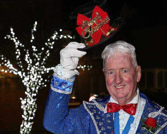 Petersfields' very own David Weekes switched on the lightss