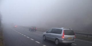 Fog slows traffic on A3 and across Hampshire
