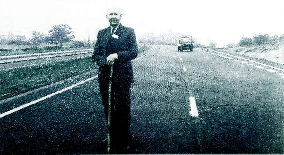 Petersfield By-pass Action Group chairman Lieut-Col Michael Digby, who led the successful campaign.
