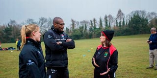 Alton Rugby Club visited by Ugo Monye and Danielle Waterman