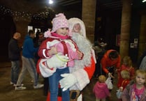 Hundreds line the streets to meet Father Christmas