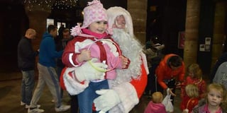 Hundreds line the streets to meet Father Christmas