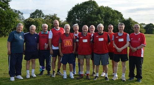Ross holds first Walking Football match