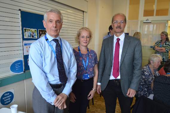 Pictured from left to right:?Simon Hairsnape, Jade Brooks and Dr Ian Tait, all members of the Herefordshire Clinical Commissioning Group