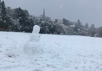 Heavy snow hits Ross-on-Wye
