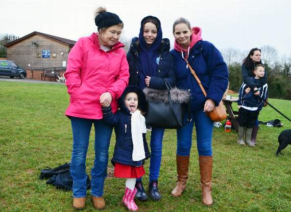 The Oates Family enjoying a day at the rugby.