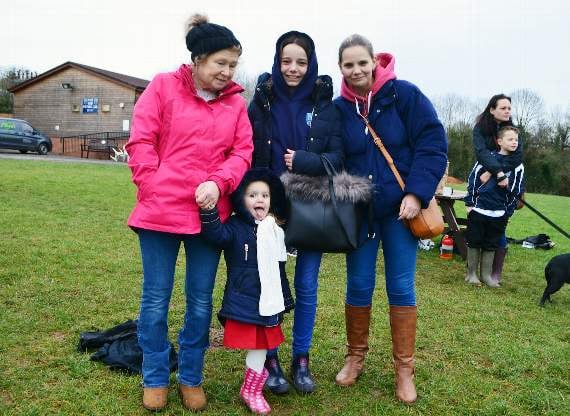 The Oates Family enjoying a day at the rugby.