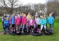 Bridstow Brownies go on holiday with Paddington Bear