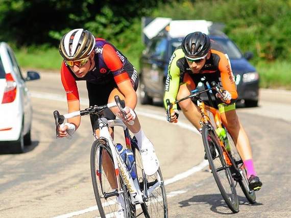 Andy (pictured right) featured in the Ross Gazette in September 2016, with Liam Holohan of Team Wiggins during the West Midlands Regional Road Race Championships 2016 (photo via DJ Perry).