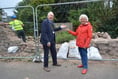 Dangerous wall finally demolished