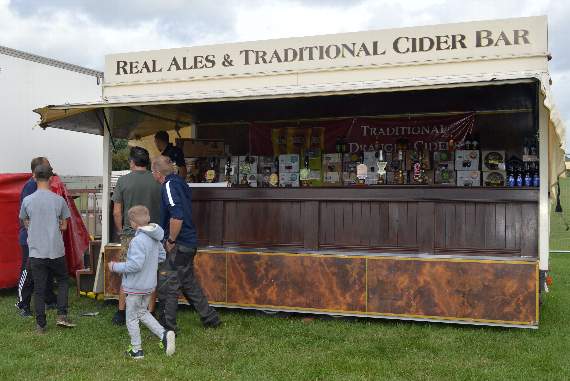 Stalls are setting up ready for the weekend.