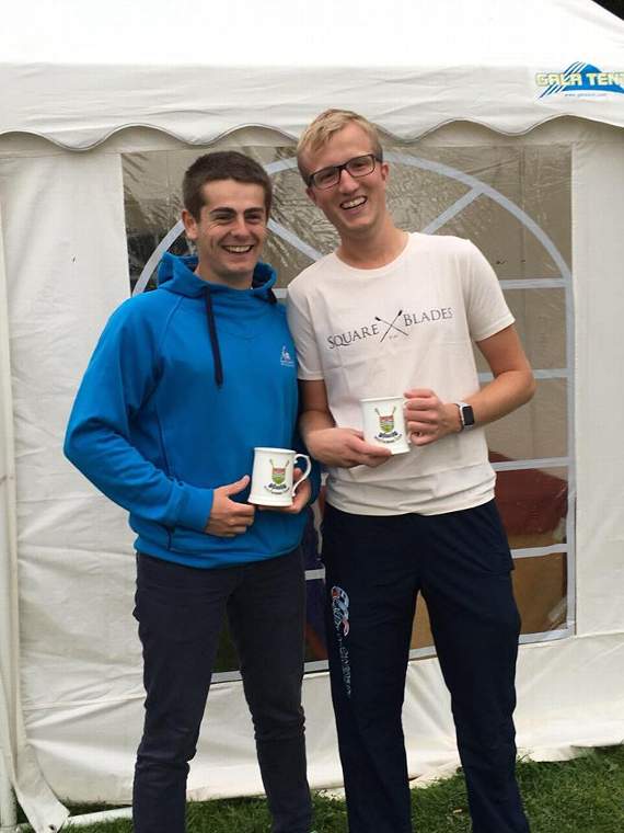 Ollie Sturgess and Ryan Stanley won the Open 2x (double sculls)