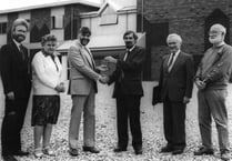 The grand opening of The Larruperz Centre in 1990