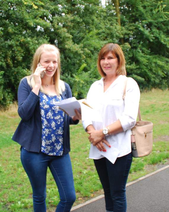Parents and students were delighted at the results.