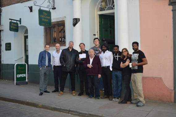 Left to right: Guy Mannerings, David Mirage, Robin Townsend, Chas Burns, Christopher Kirkham-Sandy, Willis Langley, Antonythasan Jesuthasan, also known also as Shoba Sakthi, is a Tamil author and actor. Siva Santhakumar Director of Photography, a multi award winning cinematographer with a growing reputation for his work with available natural light. Kaja Kunz, Vakisan Neganthiram