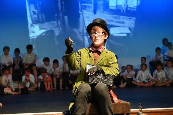 Freddy Potts as Fagin.