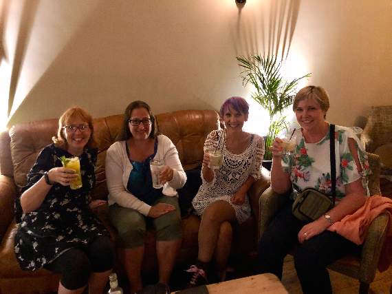 Left to right: Mel Heale, Catherine Sumner, Caroline Auld and Hannah Bridgewater.