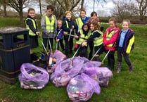 Ross team kick off the Great British Spring Clean