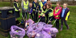Ross team kick off the Great British Spring Clean