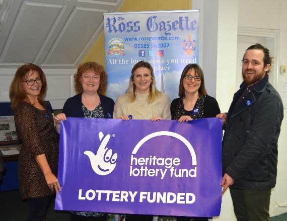 The Ross Gazette was awarded a HLF grant