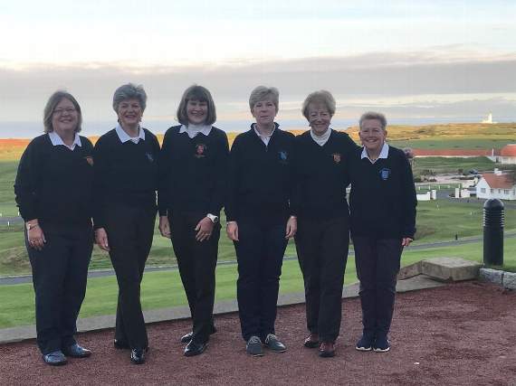 From left to right: Linda McCoy. June Savidge, Josie Wilson, Sally Lawrence, Jenny Freel and Ruth Kirchmeier