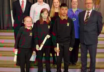 Prizewinners at John Kyrle High School