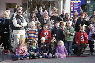 Christmas spirit was in evidence all over town, with people of all ages enjoying the fun