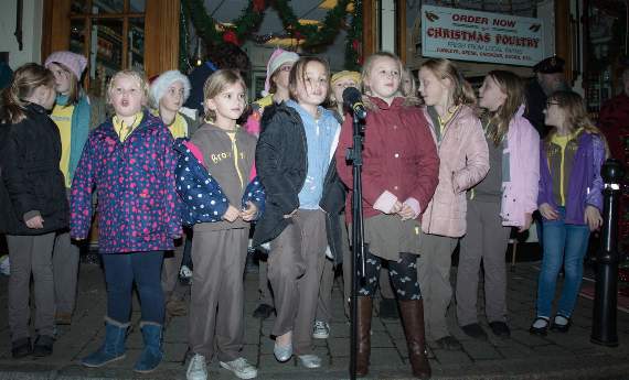 The Brownies entertain the crowds