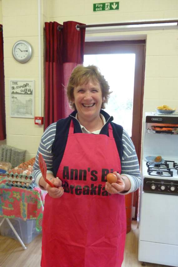 Ann Brooks ready to cook