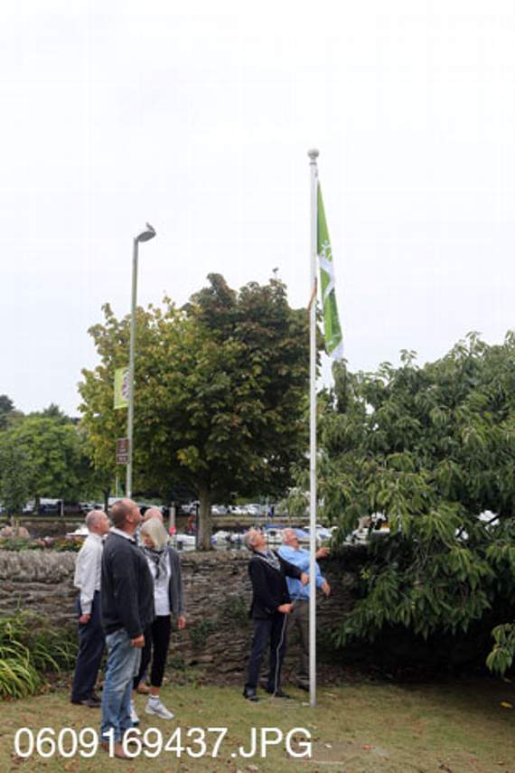 Flag raising