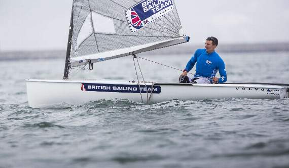 Giles Scott who won a gold medal in the Finn Class at the Rio Olympics