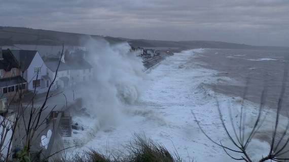 Torcross on Sunday evening (John Walker)