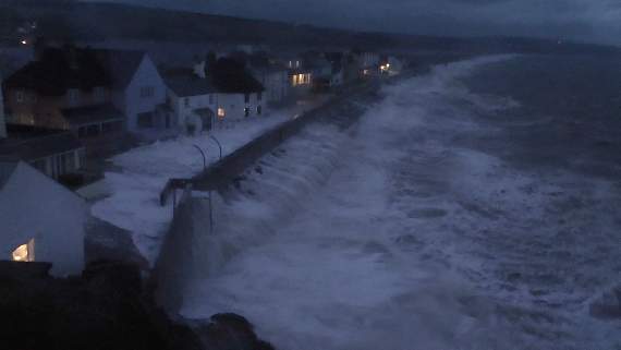 Torcross on Sunday evening (John Walker)