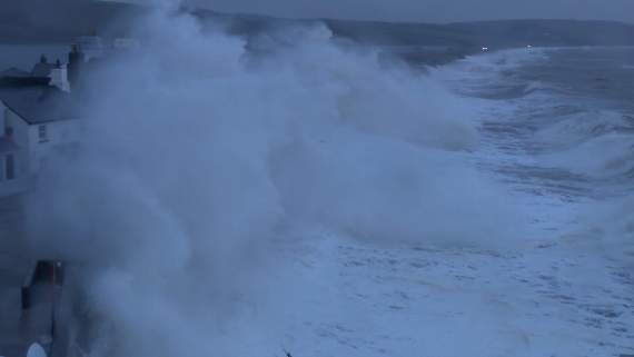 Torcross on Sunday evening (John Walker)
