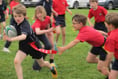 Holbeton School welcomes children from 10 other primaries for annual tag rugby festival
