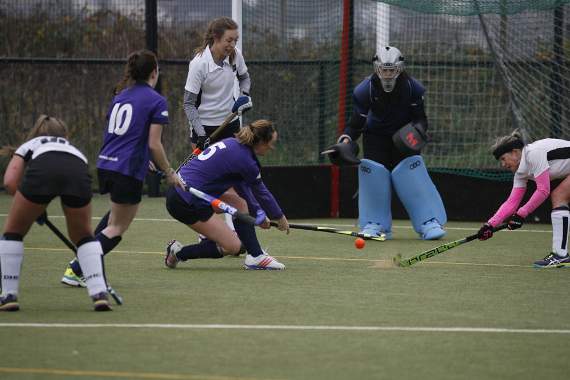 Lucy Pillar has a go at goal