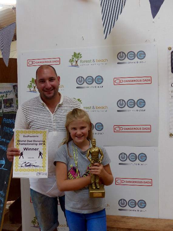 Dean Wakefield from Plymouth, official World Dad Dancing Champion 2016
