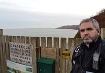 Police warn people not to venture down to Hallsands
