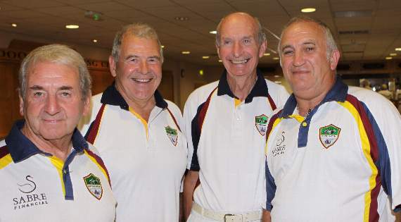 South Hams’ Bill McKimm, Barry Geldard, David Sherlock and Mike Mitchelmore