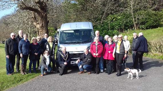 Cream tea and raffle raises £1,750 for Salcombe Minibus
