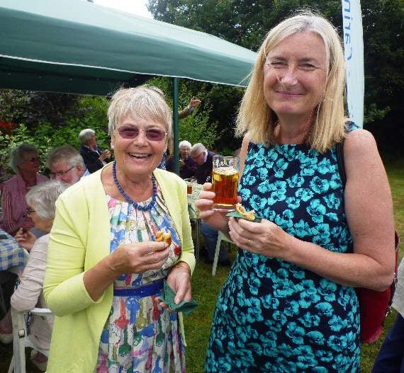 Guest Anne Yates with MP Dr Sarah Wollaston