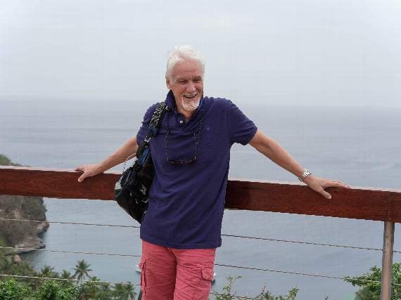 Bowel cancer survivor Roger Stone