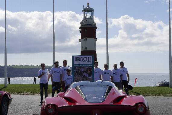The Bowel Cancer West Grand Tour on Plymouth Hoe