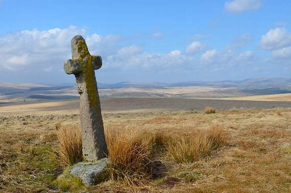 One of the crosses on Ter Hill